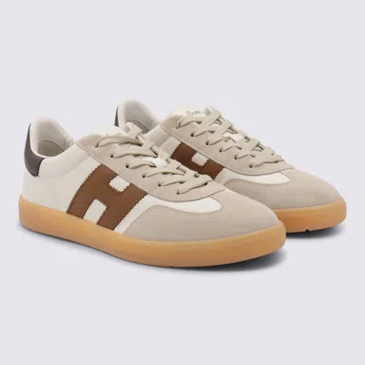 Hogan Cool Smooth And Suede Leather Sneakers Shoes