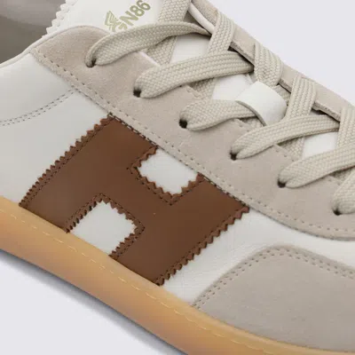 Hogan Cool Smooth And Suede Leather Sneakers Shoes