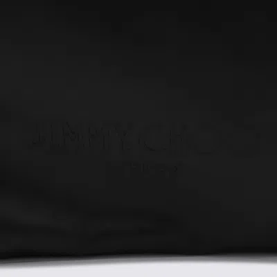Jimmy Choo Black Drawstring Tote L