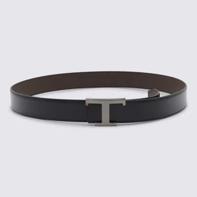 Tod's Leather T-buckle Belt
