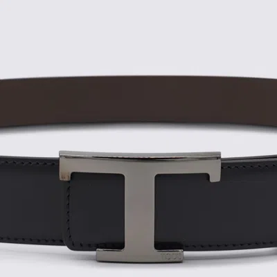 Tod's Leather T-buckle Belt