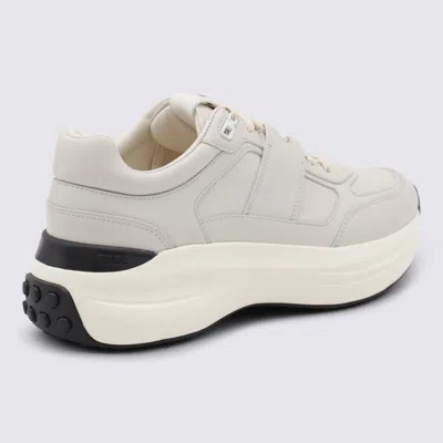 Tod's Leather And Technical Fabric Sneakers