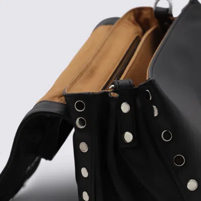 Zanellato Black Leather Postina Baby Top Handle Bag In Black