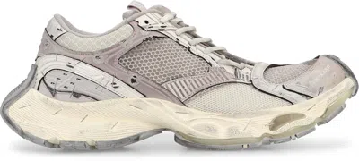 Balenciaga Multicolor Synthetic Leather And Mesh Stapler Sneakers