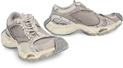 Balenciaga Multicolor Synthetic Leather And Mesh Stapler Sneakers
