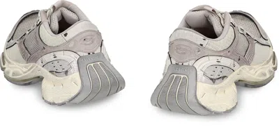 Balenciaga Multicolor Synthetic Leather And Mesh Stapler Sneakers