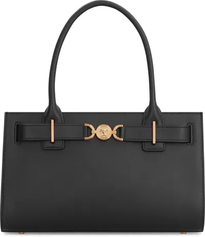 Versace Medusa 95 Shopper Handbag In Black