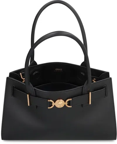 Versace Medusa 95 Shopper Handbag In Black