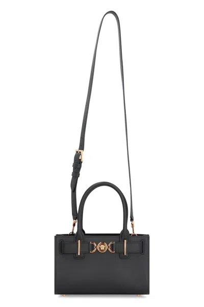 Versace Medusa 95 Shopper Handbag In Black