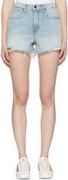 ALEXANDER WANG Indigo Denim Bite Shorts