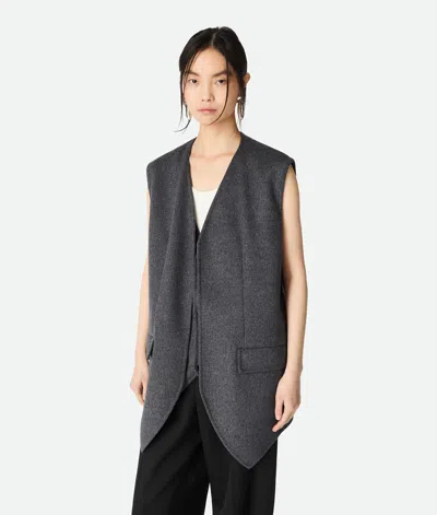 Bottega Veneta Women Double Face Wool Double Layer Gilet