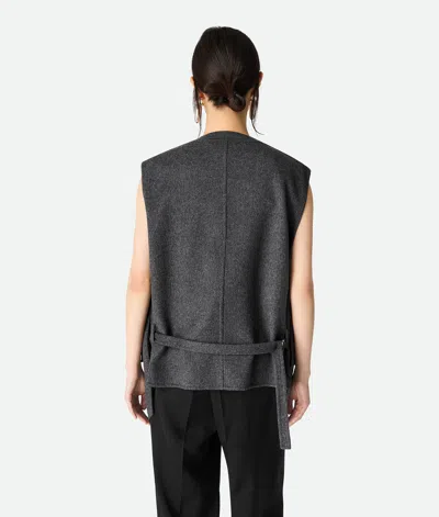 Bottega Veneta Women Double Face Wool Double Layer Gilet