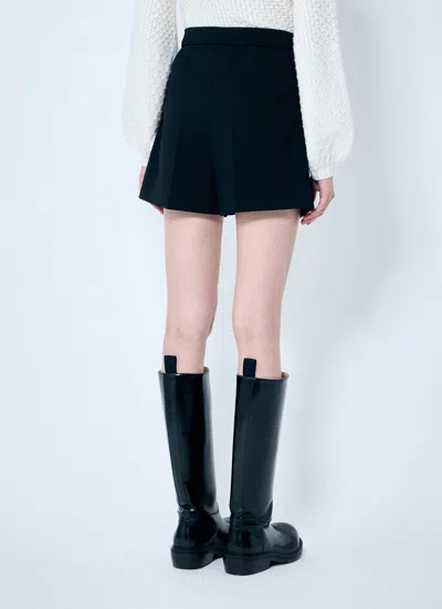 Max Mara Women Wool Canvas Shorts