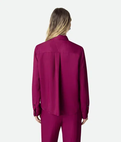Bottega Veneta Fine Viscose Silk Twill Button-down Shirt