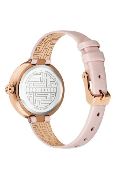 Ted Baker London Lenara Leather Strap Watch, 28mm