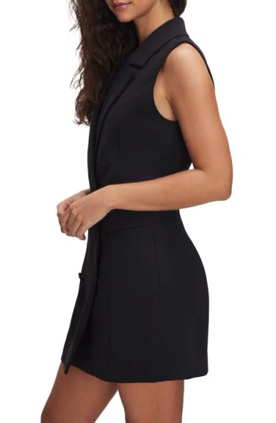 Good American Luxe Sleeveless Blazer Minidress