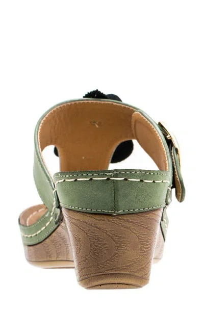 Gc Shoes Flora Sandal In Green