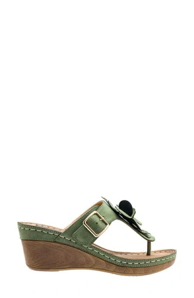 Gc Shoes Flora Sandal In Green
