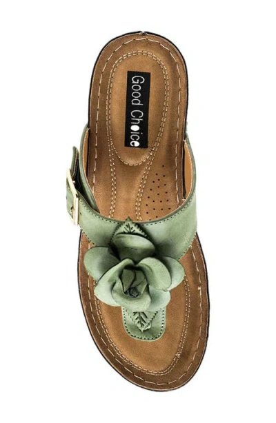 Gc Shoes Flora Sandal In Green
