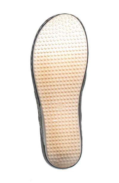 Gc Shoes Dafni Snake Embossed Thong Wedge Sandal In Brown