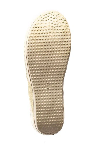 Gc Shoes Dafni Snakeskin Embossed Wedge Sandal In Gold
