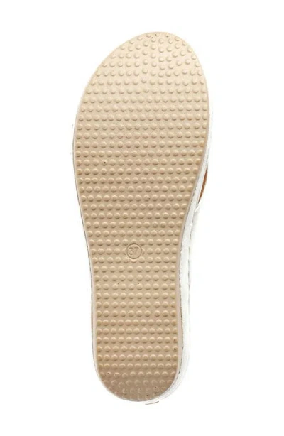 Gc Shoes Dafni Snakeskin Embossed Wedge Sandal In White
