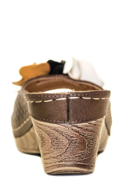 Gc Shoes Juliet Wedge Sandal In Brown