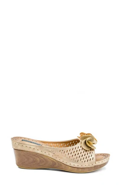 Gc Shoes Juliet Floral Wedge Sandal