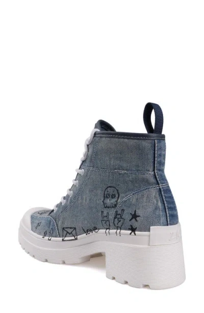Zigi Belisa Platform High Top Sneaker