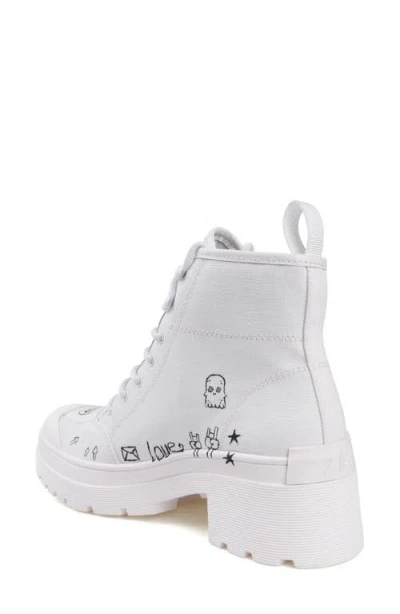 Zigi Belisa Platform High Top Sneaker