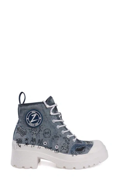 Zigi Belisa Platform High Top Sneaker