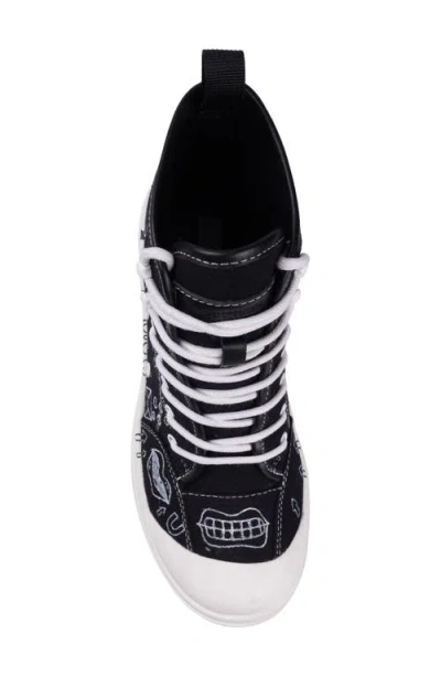 Zigi Belisa Platform High Top Sneaker