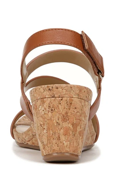 Naturalizer Adria Wedge Sandals In Brown