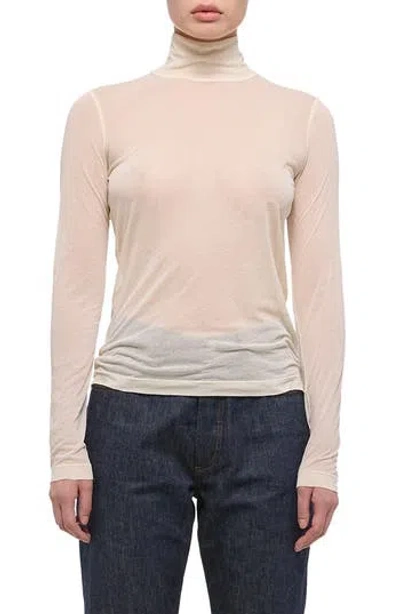 Helmut Lang Two Way Sheer Turtleneck Top