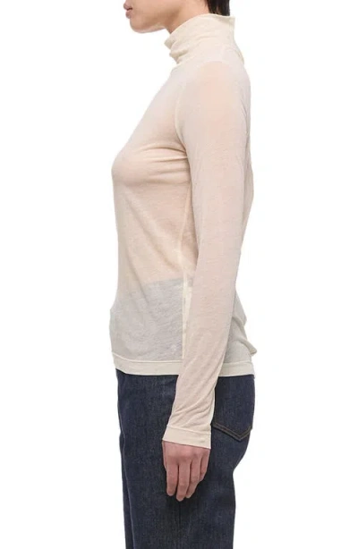 Helmut Lang Two Way Sheer Turtleneck Top