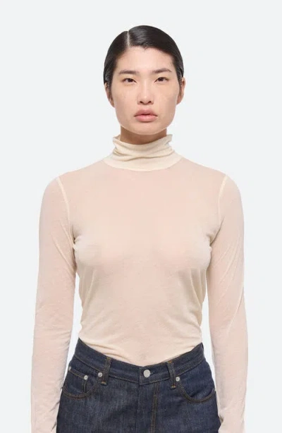 Helmut Lang Two Way Sheer Turtleneck Top