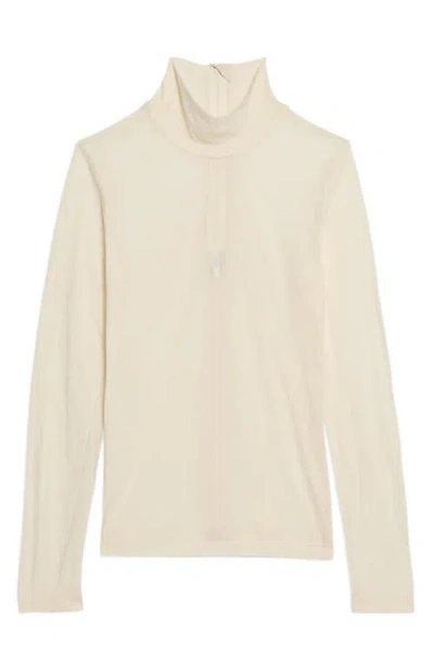 Helmut Lang Two Way Sheer Turtleneck Top