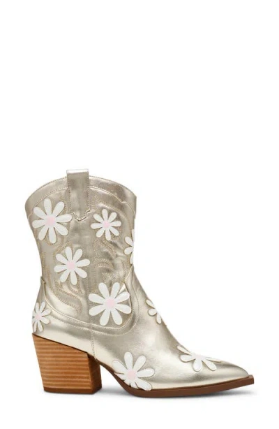 Betsey Johnson Teddy Pointed Toe Western Boot