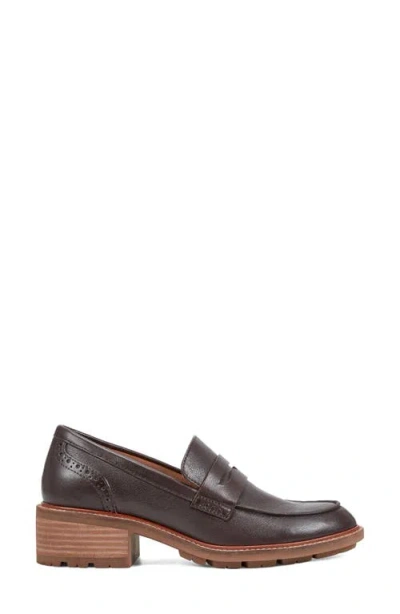 Earth Women's Lindy Block Heel Slip-on Penny Loafers