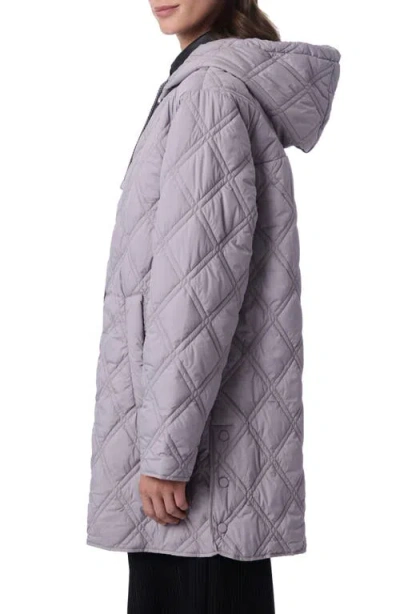 Bernardo Hooded Quilted Liner Jacket