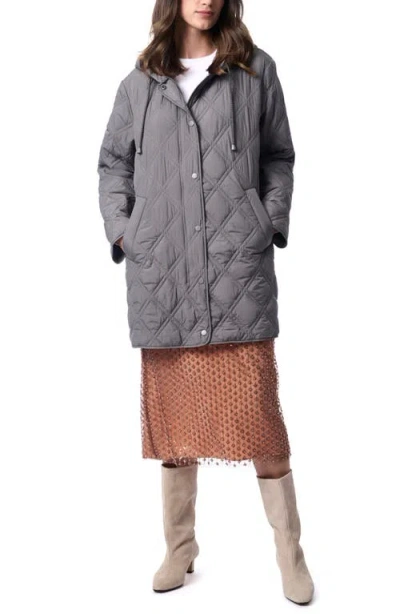 Bernardo Hooded Quilted Liner Jacket