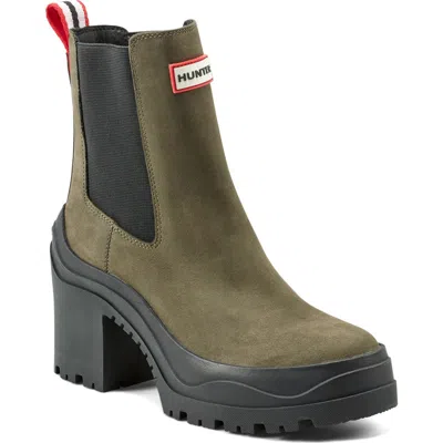 Hunter Miana Waterproof Block Heel Chelsea Boot