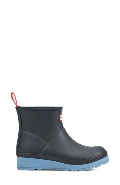 Hunter Play Short Faux Shearling Lined Waterproof Rain Boot
