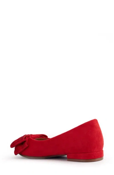 Me Too Alize Bow Pointed Toe Flat