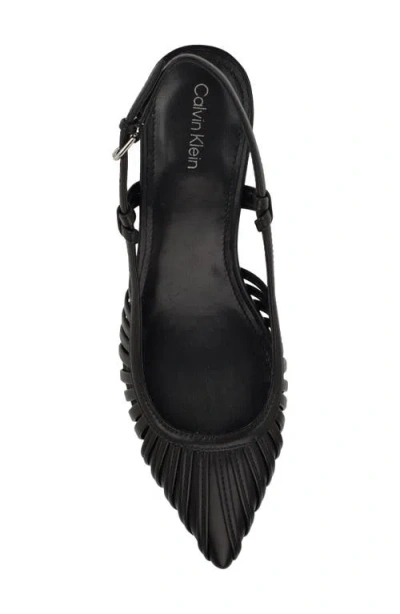 Calvin Klein Movella Slingback Kitten Heel Pump