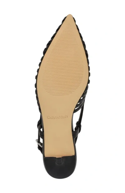 Calvin Klein Movella Slingback Kitten Heel Pump