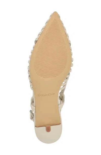 Calvin Klein Movella Slingback Kitten Heel Pump