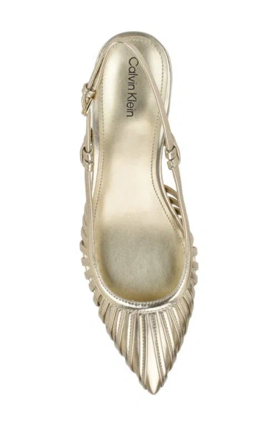 Calvin Klein Movella Slingback Kitten Heel Pump