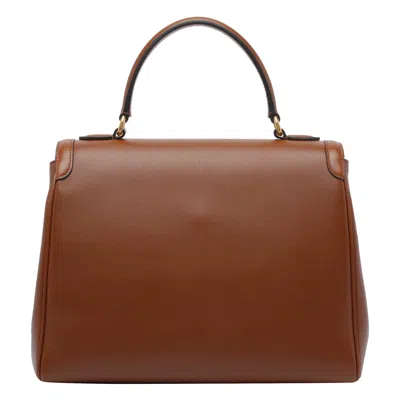 Valentino 9 To 5 Flap Leather Top-handle Bag