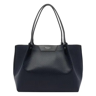 Serapian Small Secret Shoulder Bag In Black